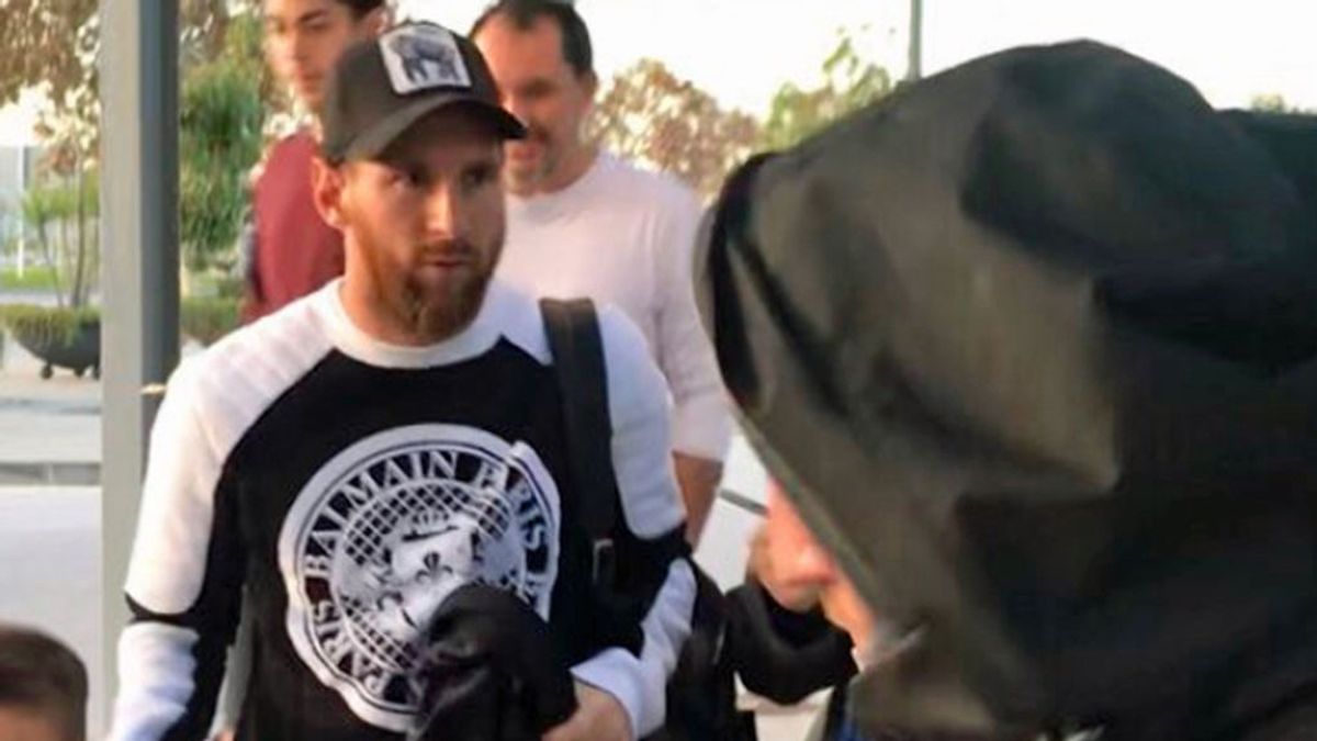 Messi ya está camino del Santiago Bernabéu para ver en directo el River Plate – Boca Juniors Messi ya está camino del Santiago Bernabéu para ver en directo el River Plate – Boca Juniors