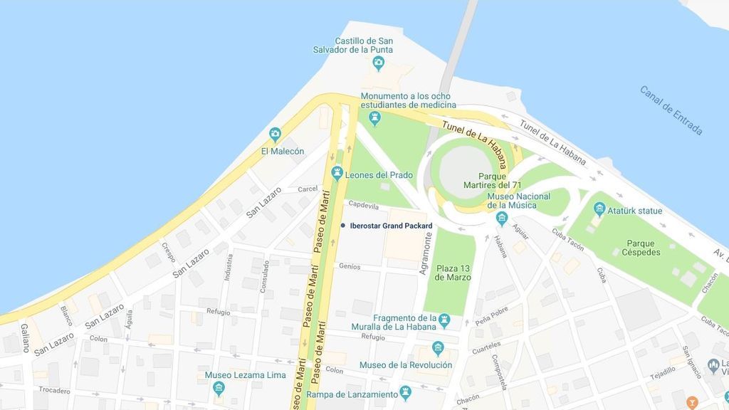 mapa hotel