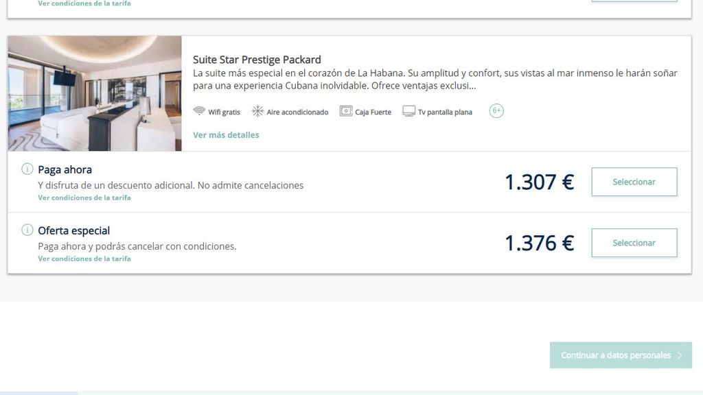 precio hotel