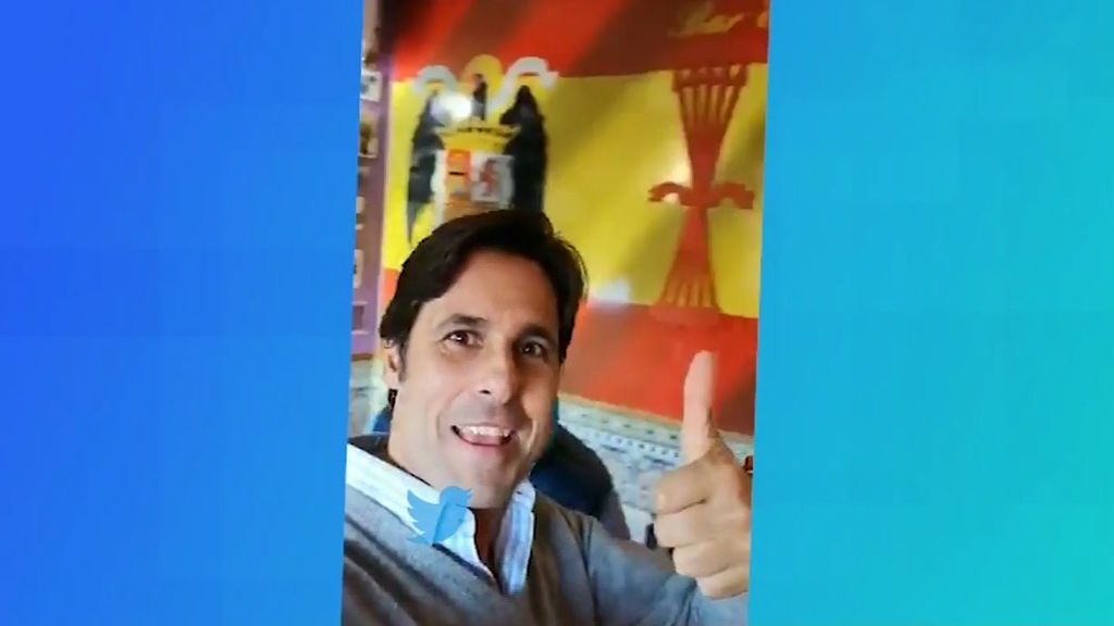 Fran Rivera la lía con su vídeo desde un bar repleto de símbolos franquistas
