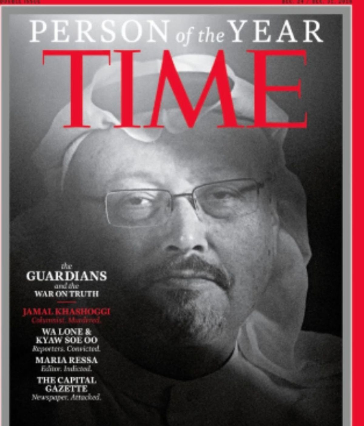 Por primera vez una persona muerta: Khashoggi, personaje del año para la revista Time