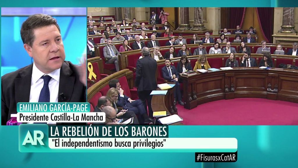 García-Page : "Si alguien tiene que defender la unidad de España es la izquierda"