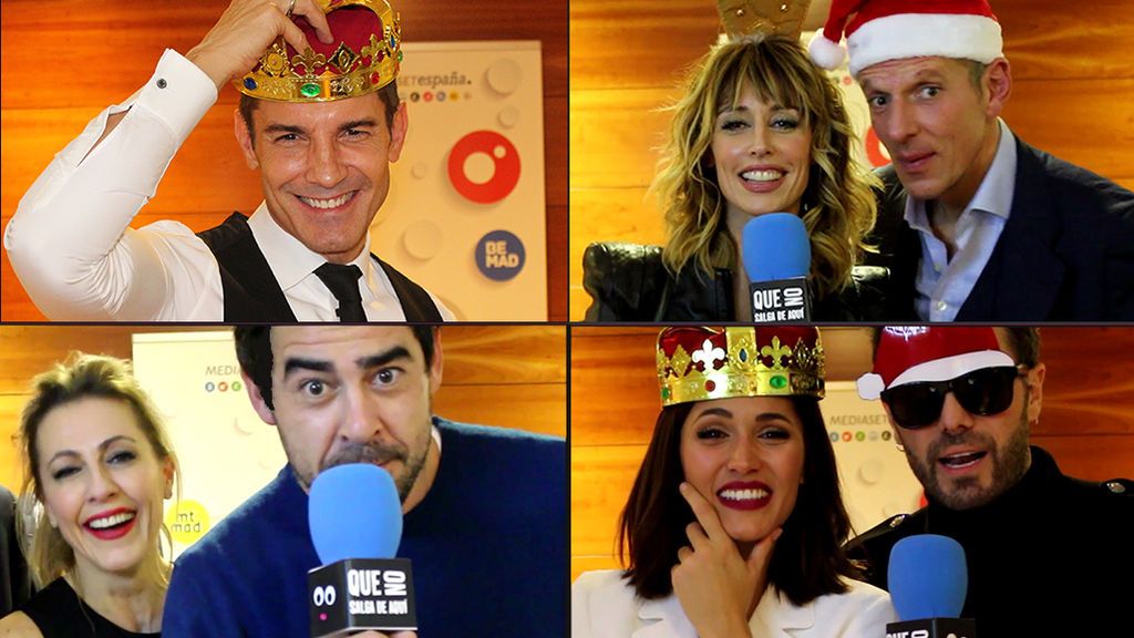 El videomatón de los famosos en la cena navideña de Mediaset: humor, reivindicación y propósitos para el 2019