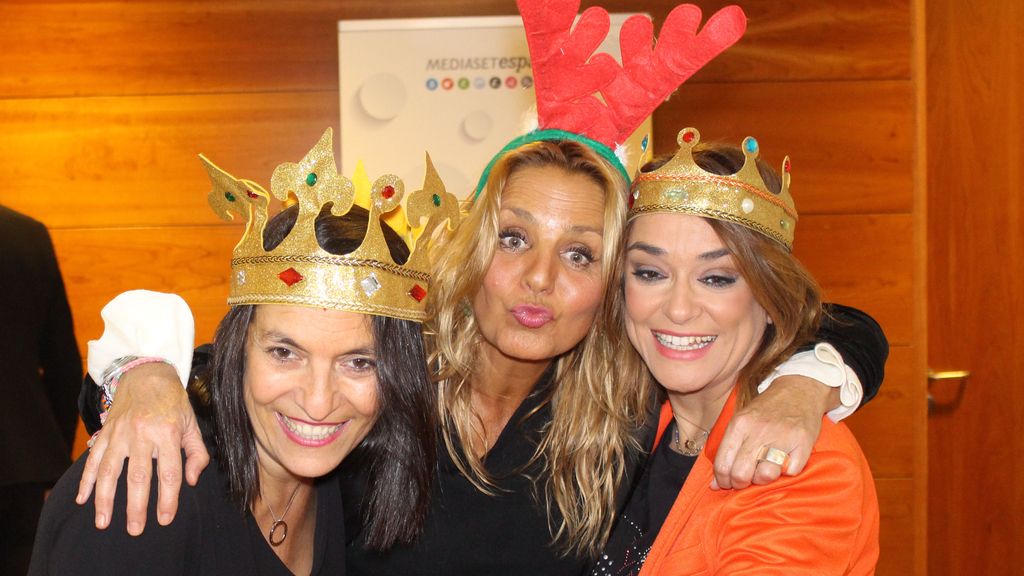 Las mejores imágenes de la cena de Navidad de los famosos de Mediaset