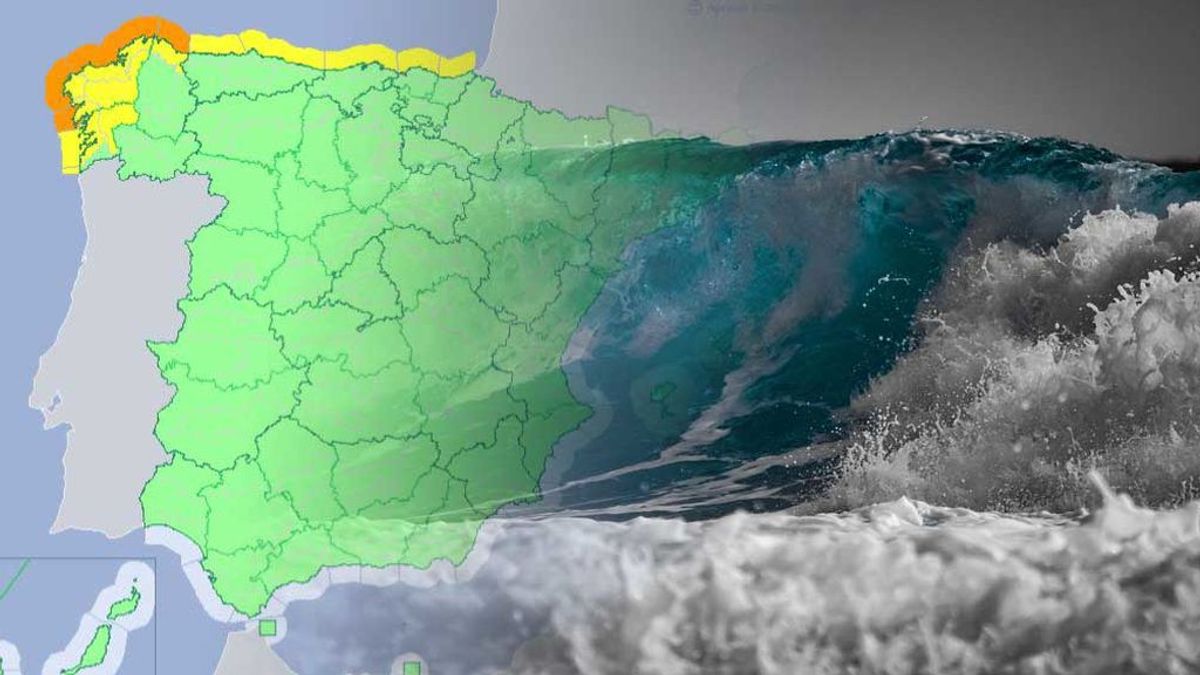 Cuidado con el mar: hay 7 avisos en el norte por olas de 6 metros el fin de semana