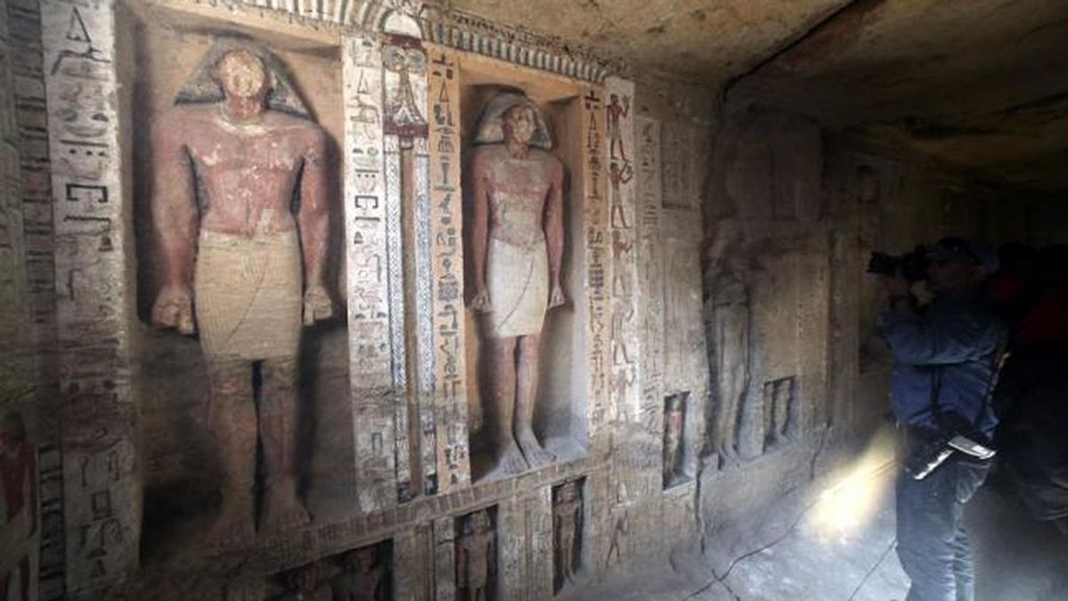 Hallan en Egipto una tumba con 4.400 años de antigüedad