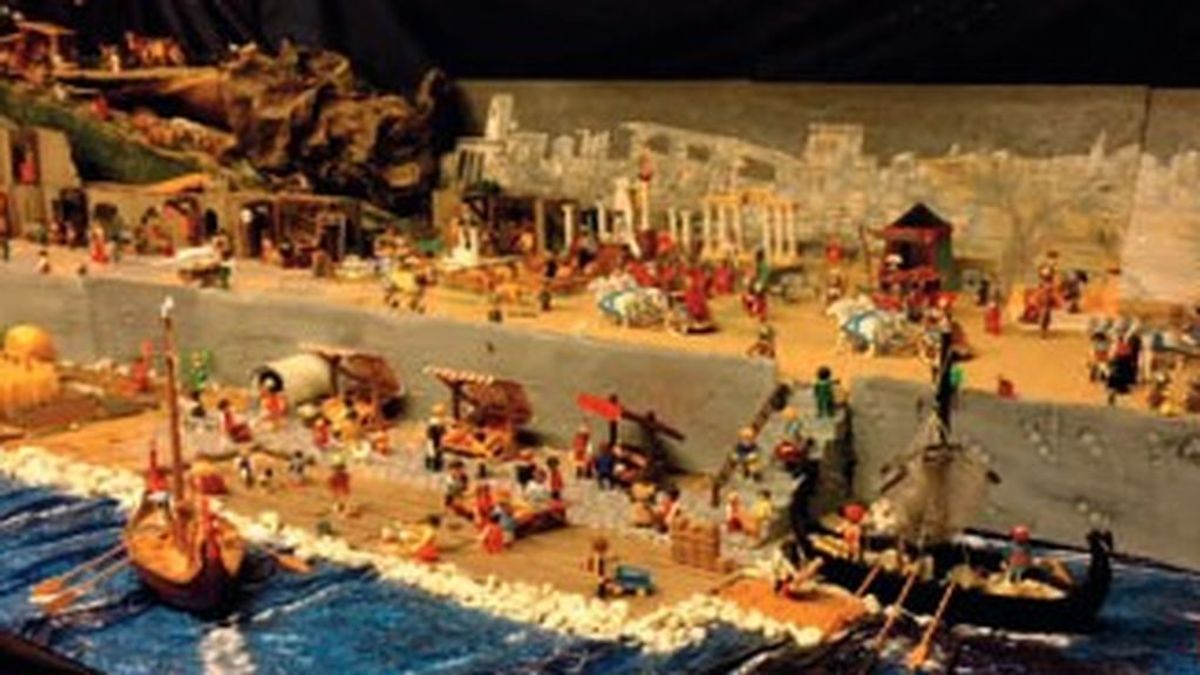 Inauguran un belén de más de 3.000 piezas de Playmobil en Argés (Toledo)