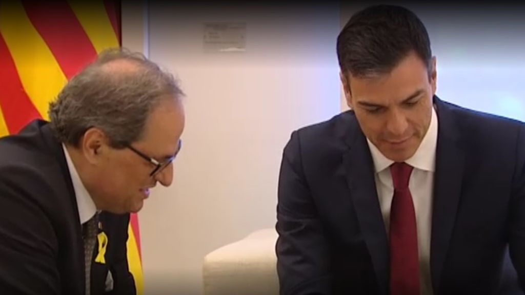 Torra pide a Sánchez "sinceridad" y "diálogo abierto" de cara a la futura reunión entre ambos dirigentes