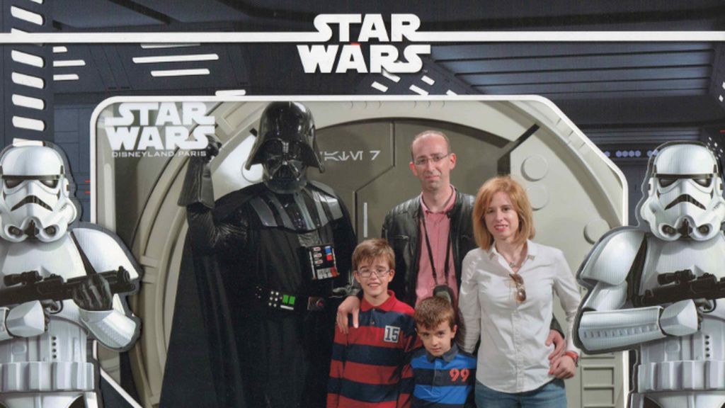 Alejandro Molina y su familia son muuuuy fans de Star Wars