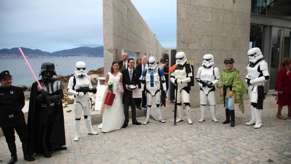 Lo de esta pareja sí que es amor por Star Wars...