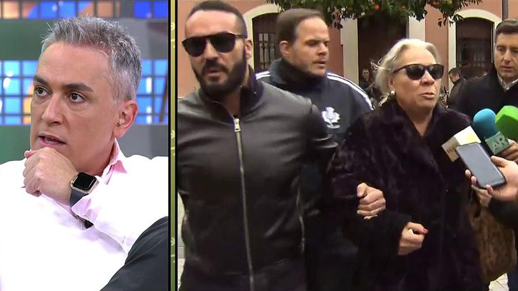 El gesto de Carmen Gahona con Manuel Cortés en el funeral de Chiquetete: "Le dijo que su sitio era adelante con sus hermanos"