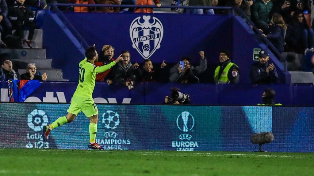 Otra exhibición más de Leo Messi: así se volvió a salir ante el Levante