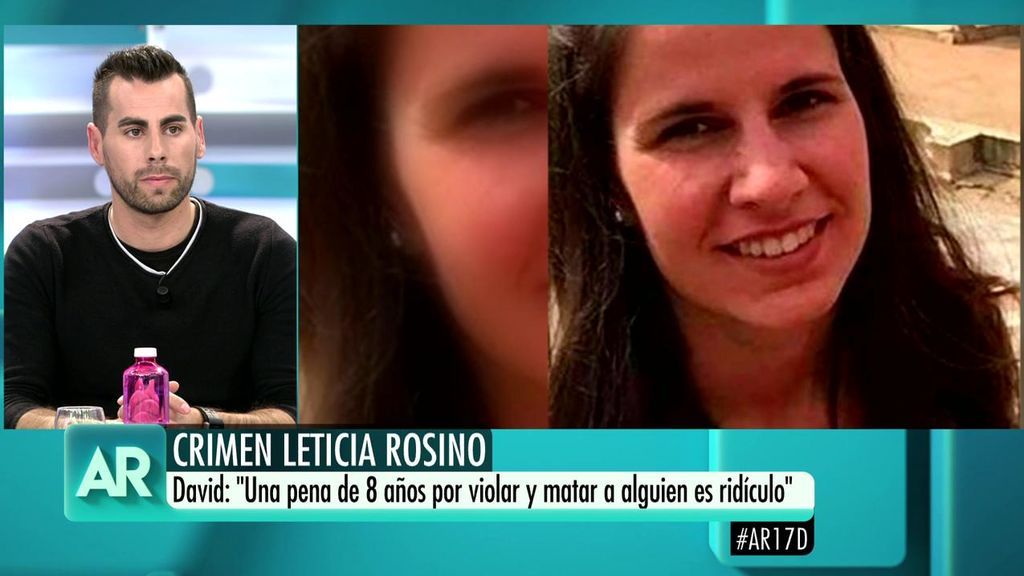 David, novio de Leticia Rosino: "Estoy teniendo problemas con la familia del asesino de mi pareja"