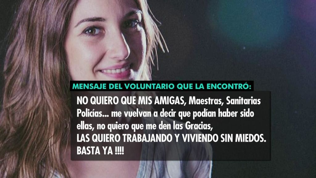 El alegato feminista del voluntario que encontró la ropa de Laura Luelmo:"Las quiero trabajando libres y sin miedos"