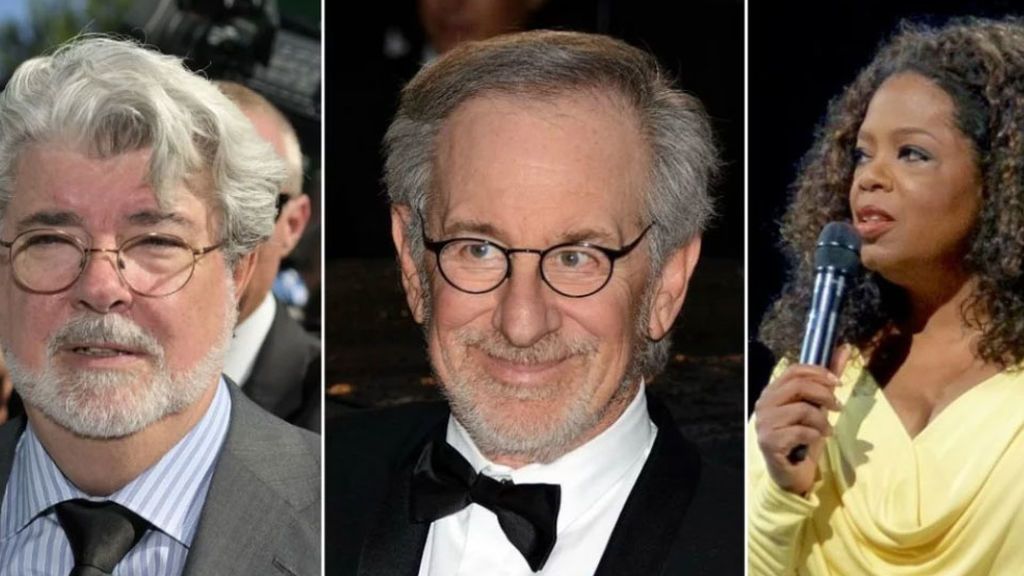 Los más ricos de EEUU:  Dos directores de cine, Georges Lucas y Steven Spielberg