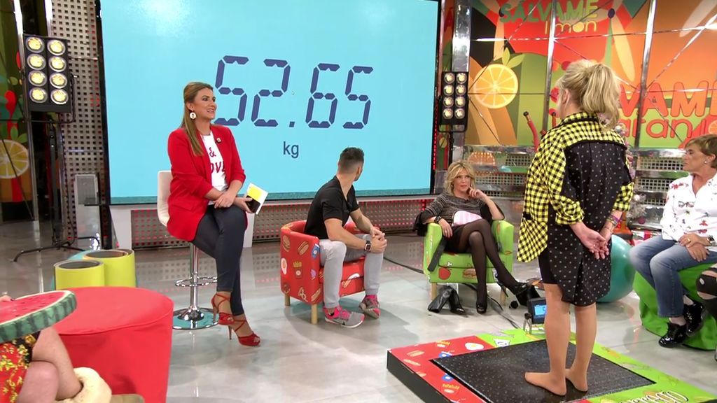 Seis kilos y doce centímetros de cintura menos: Carmen ve resultados en su 'Desafío Borrego'