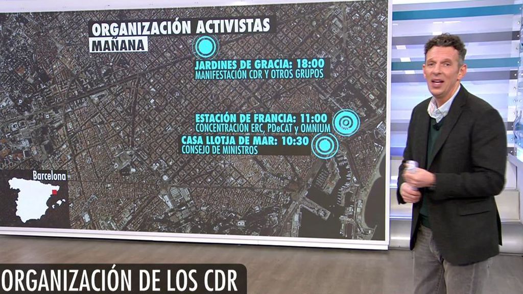 ¿Dónde estarán los CDR durante el 20 y 21-D?