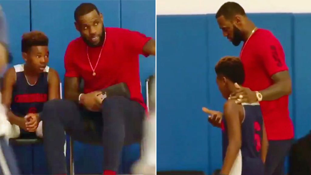 La motivadora charla de LeBron a su hijo de once años: “No te preocupes por si fallas o metes los tiros; estoy orgulloso de ti” La motivadora charla de LeBron a su hijo de once años: “No te preocupes por si fallas o metes los tiros; estoy orgulloso de ti”