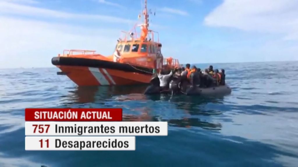 757 inmigrantes han fallecido  en el mar al intentar llegar a España en lo que va de año