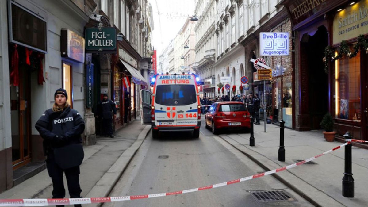 Tiroteo en un restaurante en Viena: Un muerto y un herido