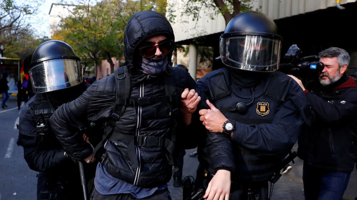 Siete detenidos en Barcelona en las protestas contra el Consejo de Ministros