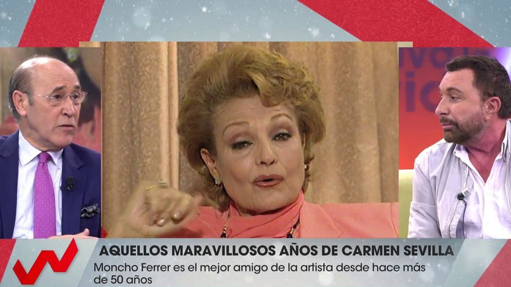 Parada reprocha los halagos de Moncho a Carmen Sevilla: “No era tan buena, a mí me mintió”