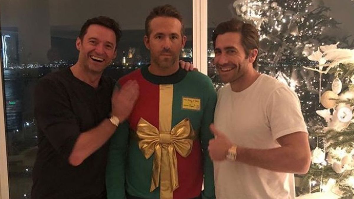 Ryan Reynolds encandila a las redes sociales con una foto en jersey navideño