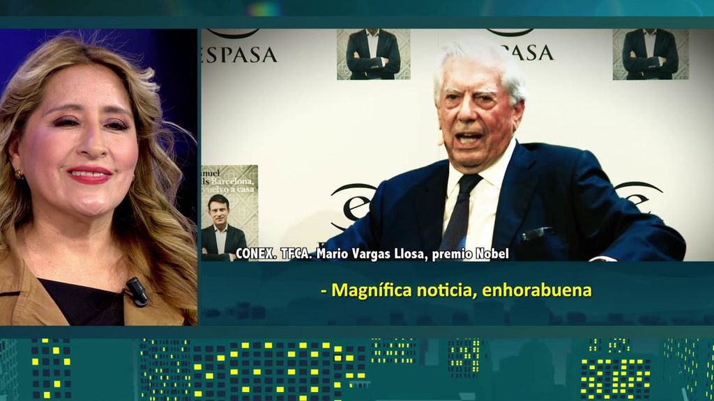 Mario Vargas Llosa, entusiasmado, felicita a Miriam Saavedra por ganar ‘GH VIP’