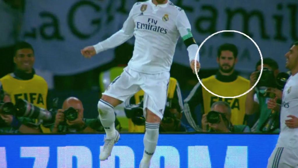 Isco ni se inmuta con el gol de Sergio Ramos que sentenciaba la final