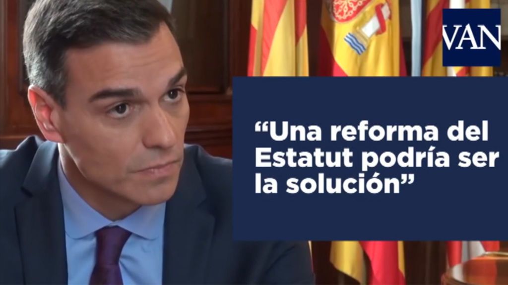 Sánchez: “Lo primero que tenemos que hacer es articular una reforma del Estatuto de Autonomía de Cataluña”