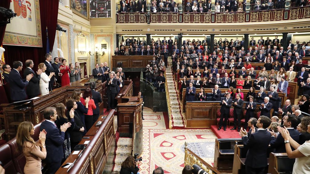 Foto homenaje 40 aniversario de la Constitución