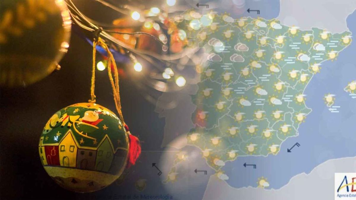 Predicción especial Navidad: el tiempo hasta el 31 de diciembre, por días