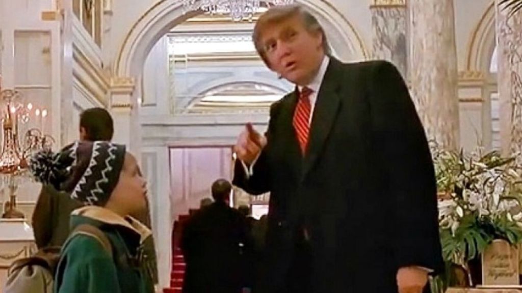 Trump con Culkin