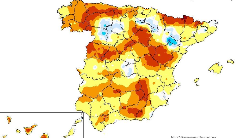 Anomalía temperaturas