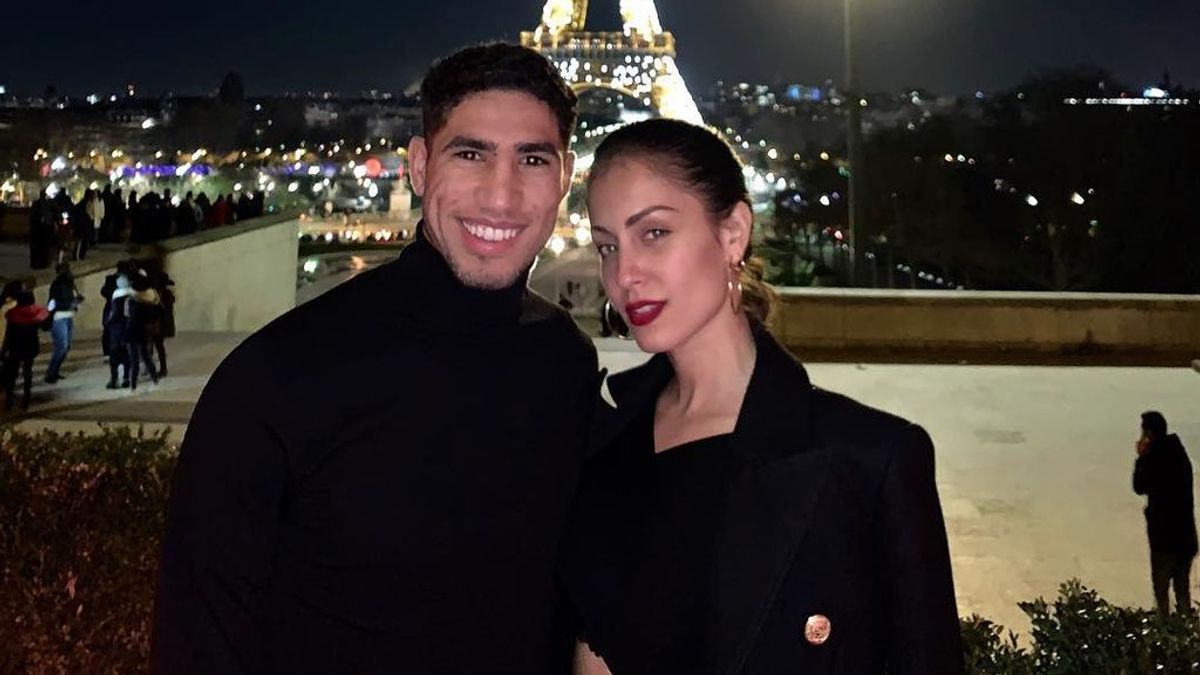 Derroche de amor entre París y Dortmund: Hiba Abouk y Achraf celebran sus primeras navidades juntos