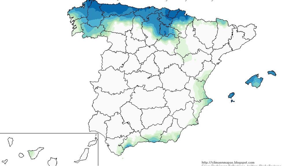 precipitaciones viernes