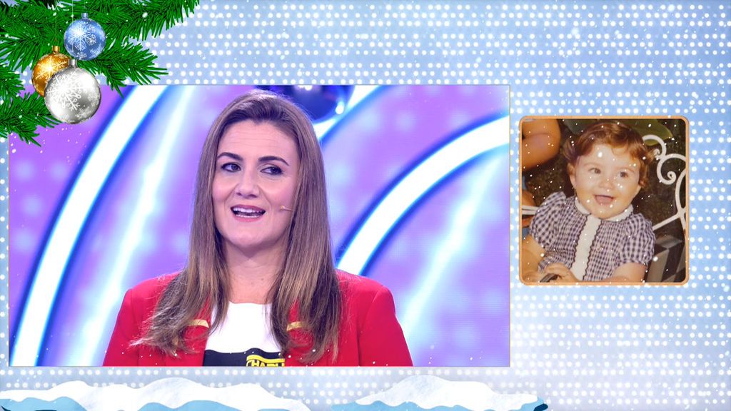 Carlota Corredera enseña una foto suya de bebé como pista para acertar su edad