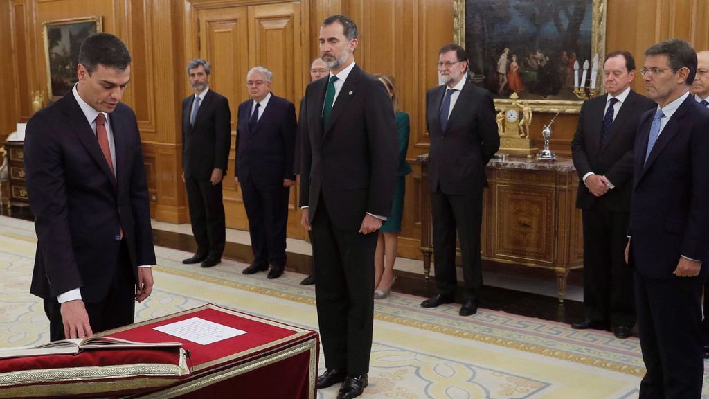 Pedro Sánchez toma posesión como nuevo presidente del Gobierno de España