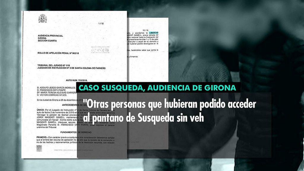Jordi Magentí, único acusado del crimen del pantano de Susqueda, en libertad provisional