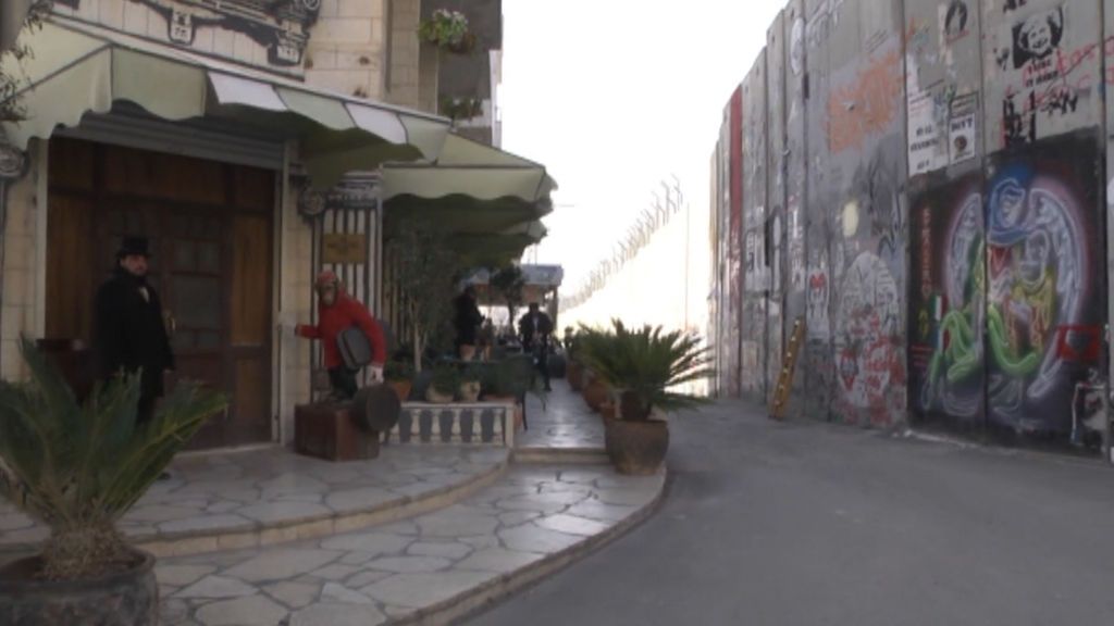 El hotel ideado por Banksy con vistas al muro de Israel