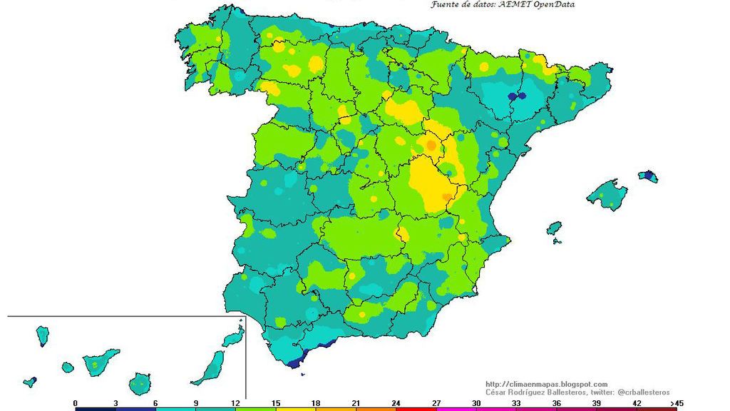 amplitud térmica