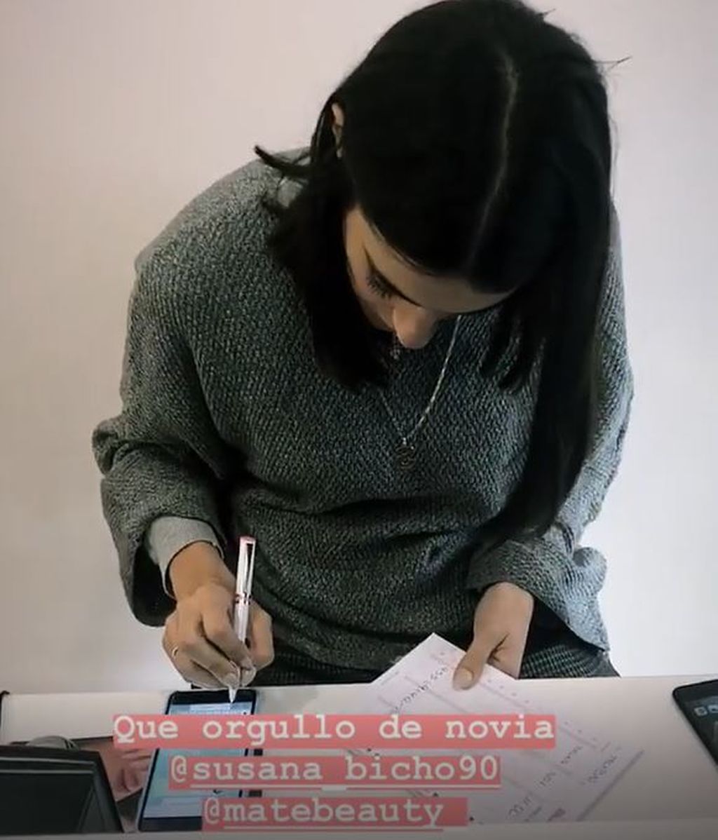 susana organizando