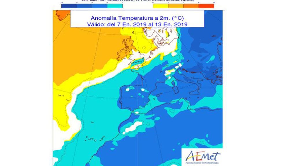 anomalia temperaturas semana q viene