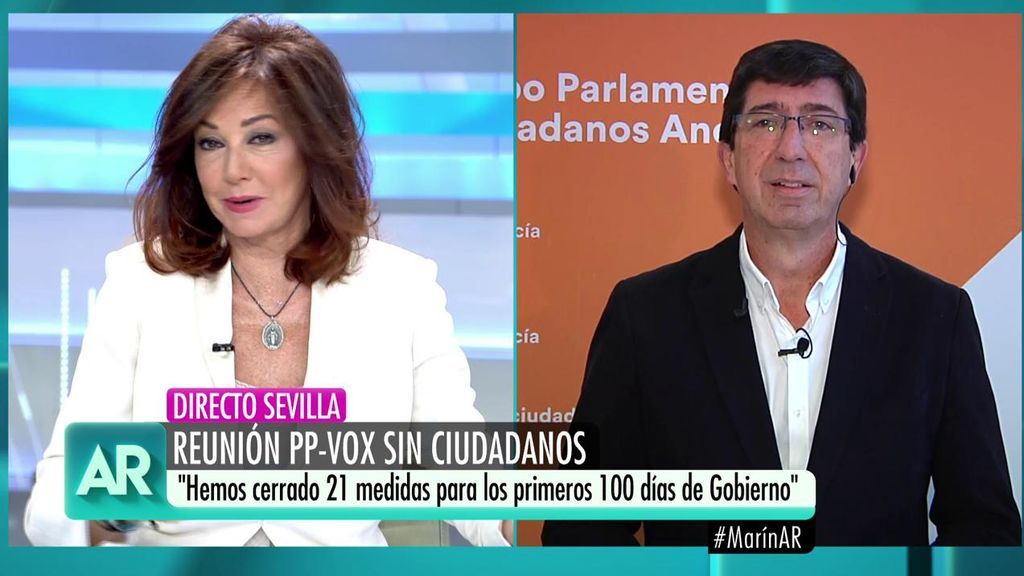 Juan Marín, Presidente de Ciudadanos en Andalucía: "No se puede cambiar la ley de violencia de género"