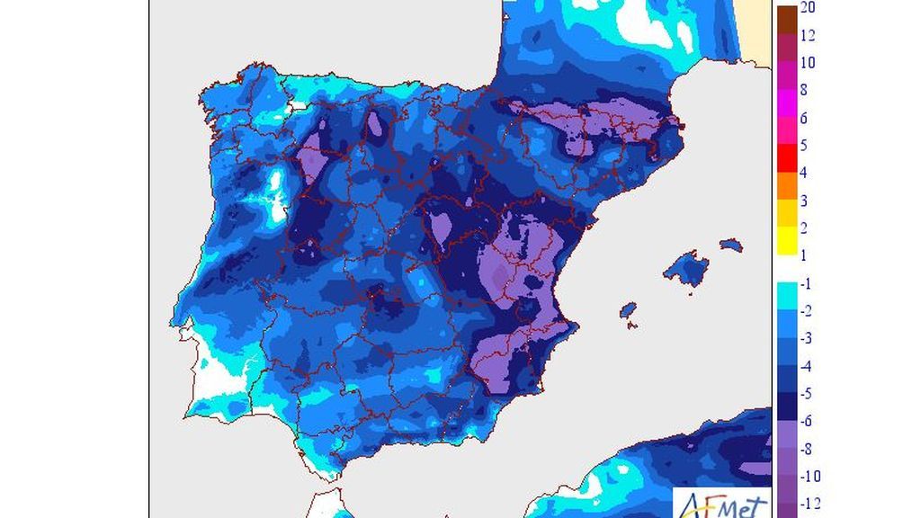 variacion temp maximas jueves