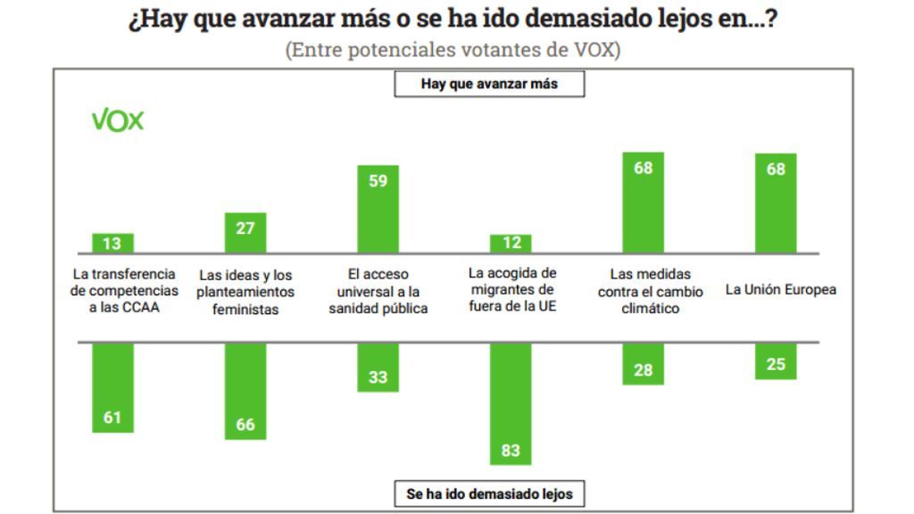 Lo que opinan los potenciales votantes de Vox