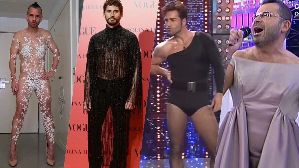 Dabiz Muñoz, Busta, Paco León... hombres famosos que lucen la ropa de mujer como auténticas 'tops'