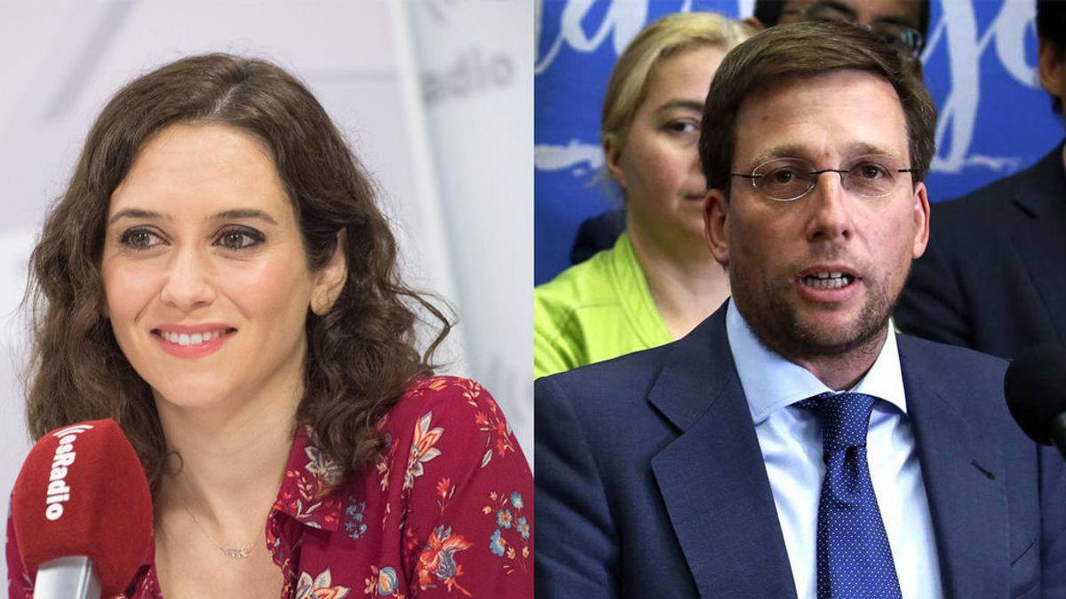 Isabel Díaz Ayuso y José Luis Martínez-Almeida, candidatos del PP a la Comunidad de Madrid y el ayuntamiento