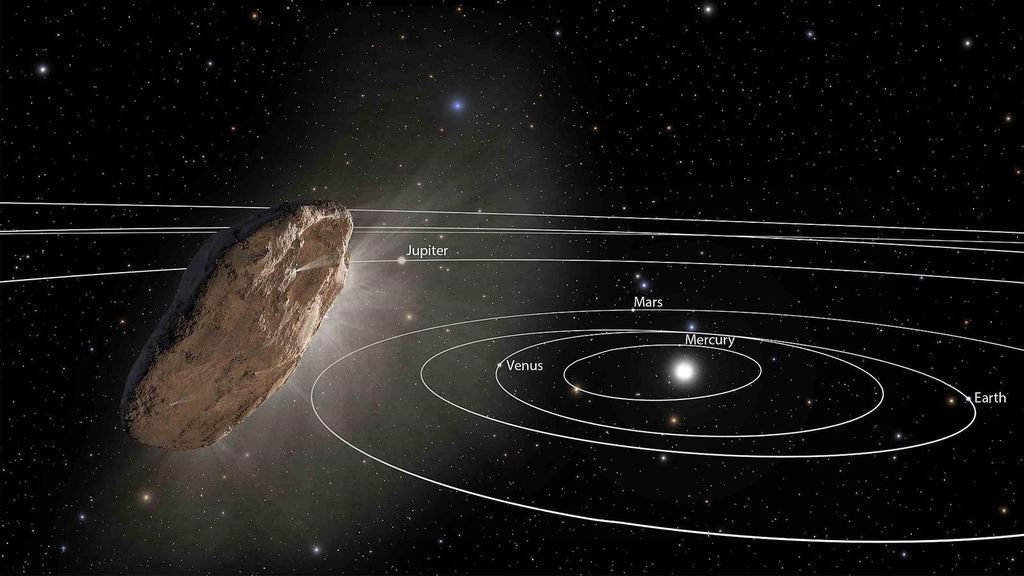 Asteroides como Oumuamua se estrellan contra el Sol cada 30 años