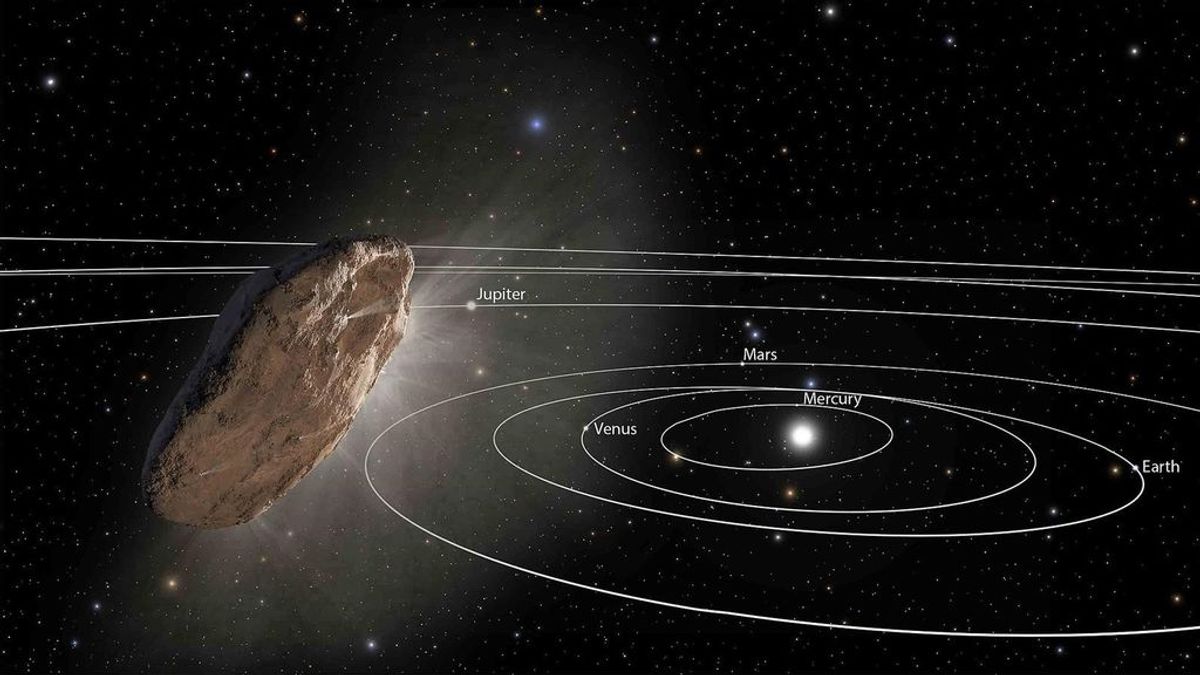 Asteroides como Oumuamua se estrellan contra el Sol cada 30 años